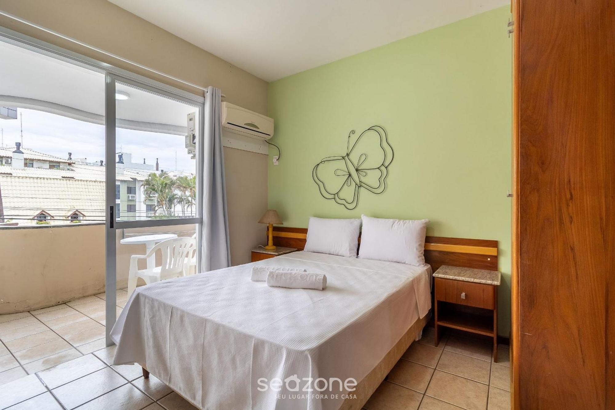 Apto C/ Varanda Em Condominio Pe Na Areia Iho127 Florianópolis 外观 照片